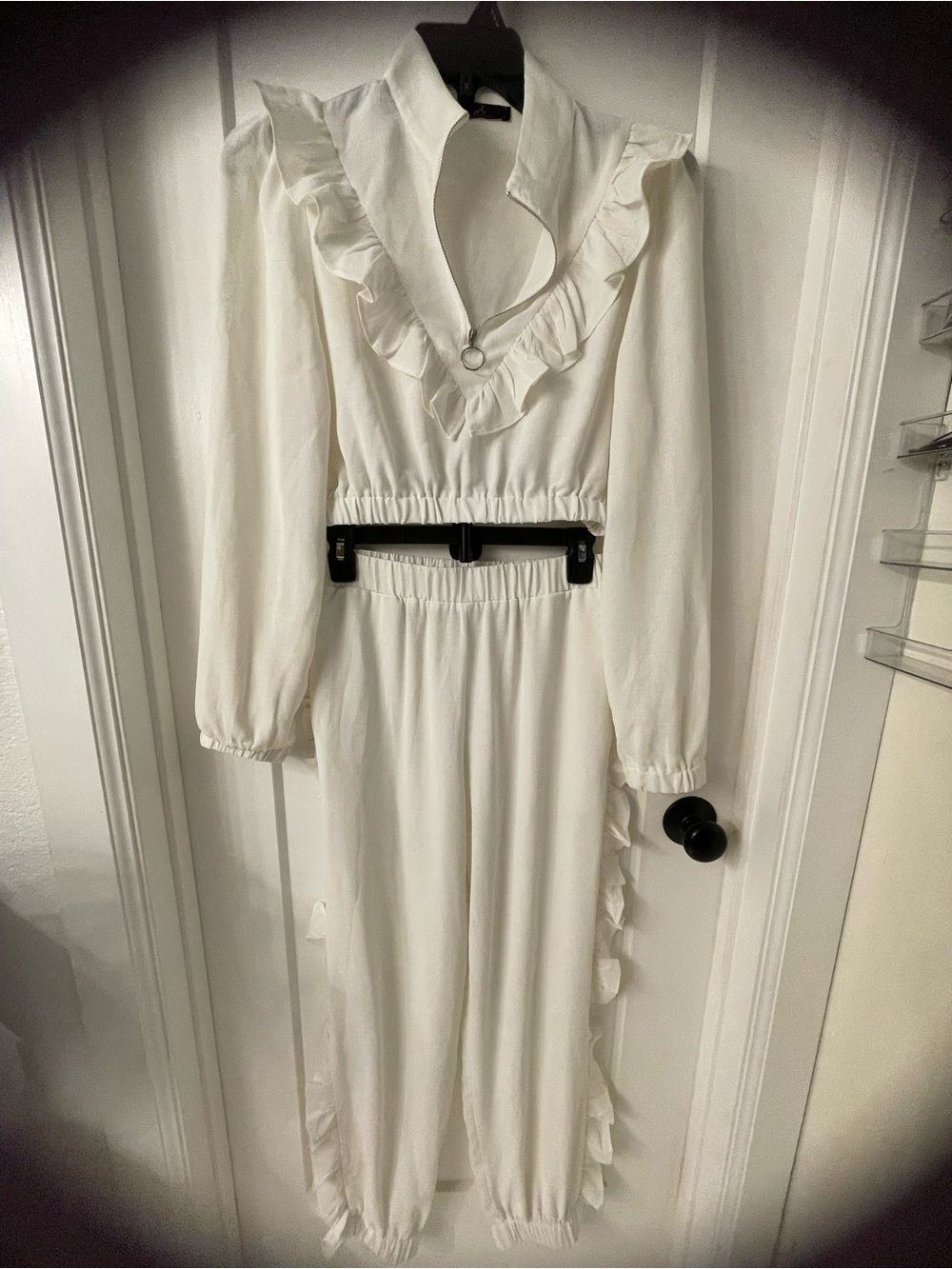 Aliana Two Piece Set, Western Style Crop Top and Pant Set, SZ Small, Super Cute!